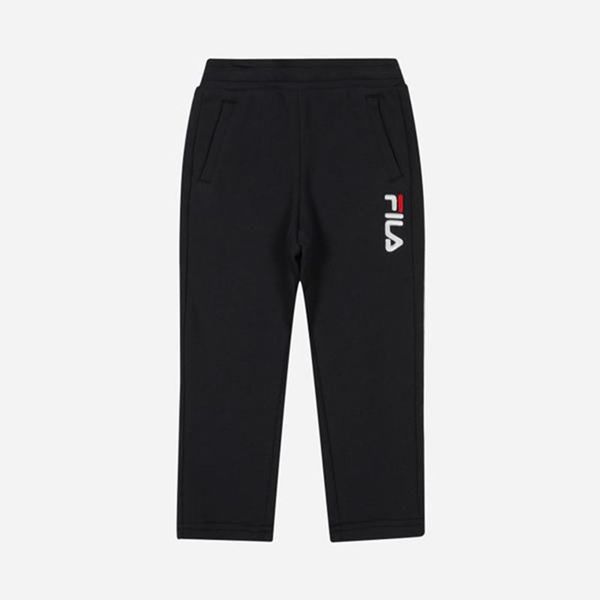 Pantalones Fila Niños Negras - Uno Fleece - España 473921MQU